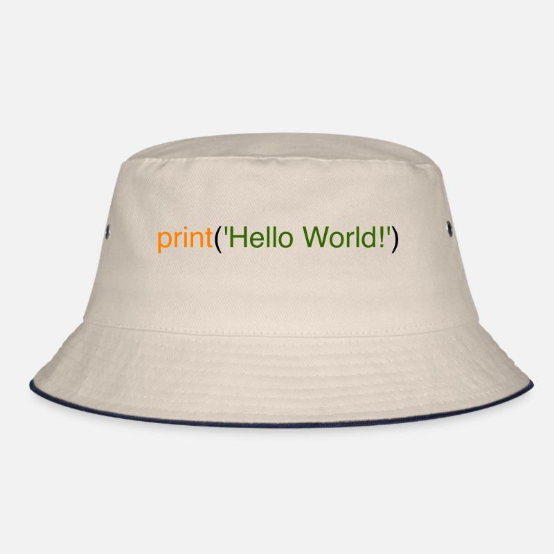 Hello World Python Bucket Hat