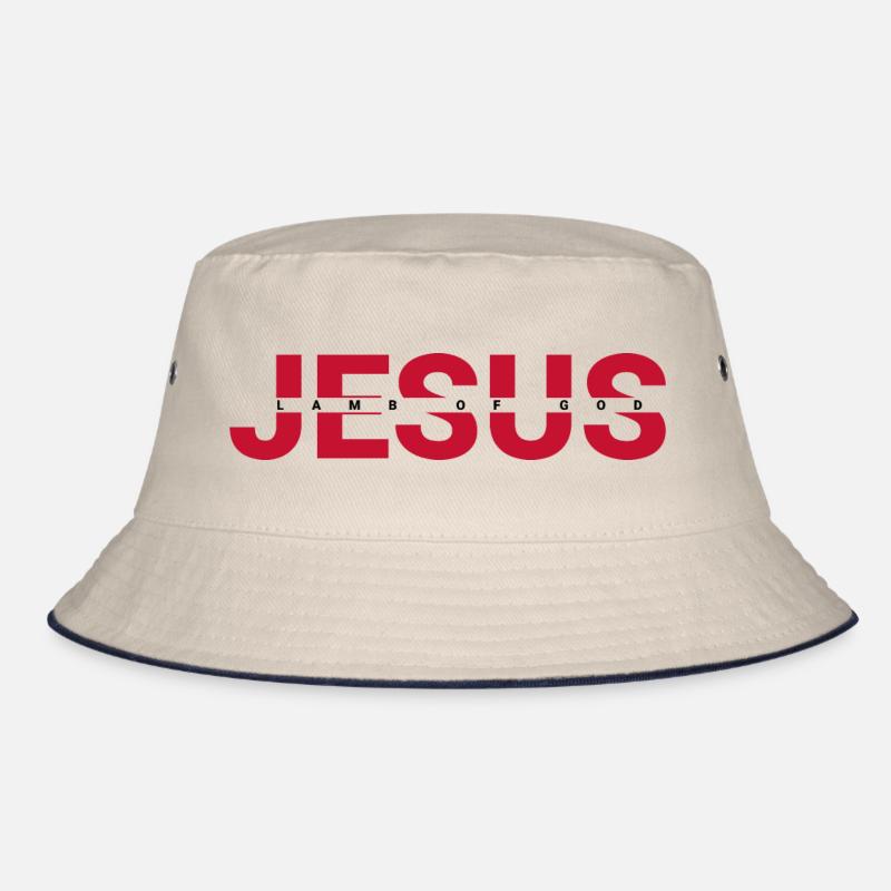 Jesus - Bob - blanc cassé/bleu marine