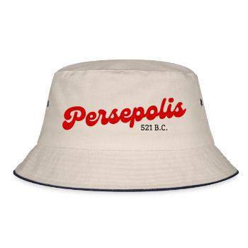 Persepolis - Iran - Bucket Hat - Natur/Navy - Vorne
