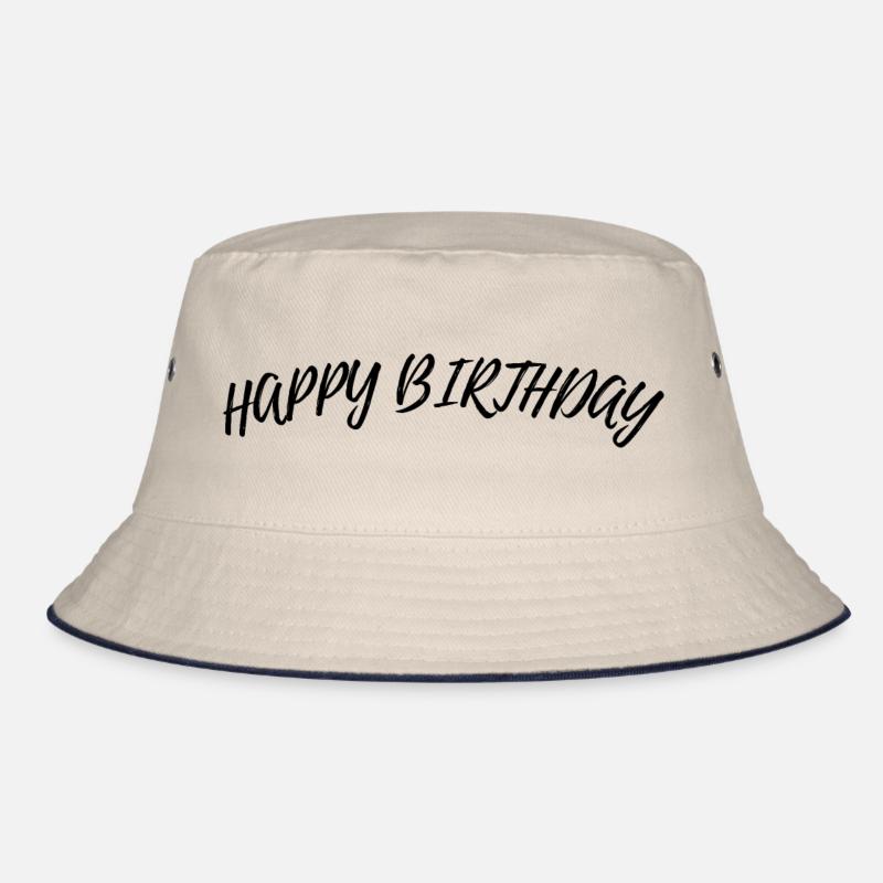 Bon anniversaire - Bob - blanc cassé/bleu marine