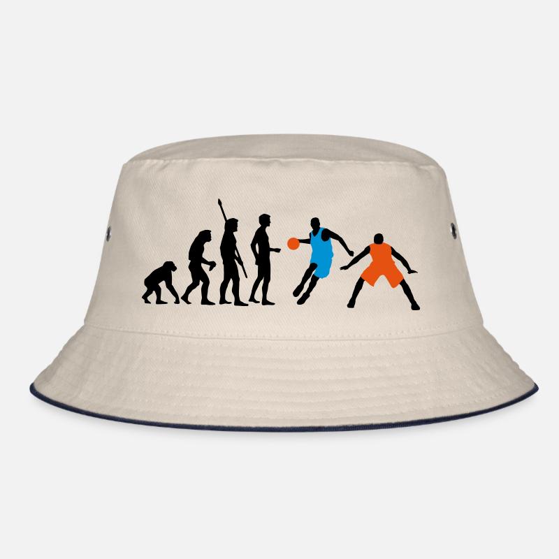 evolution_basketball_072011_h_3c - Bucket Hat - Natur/Navy