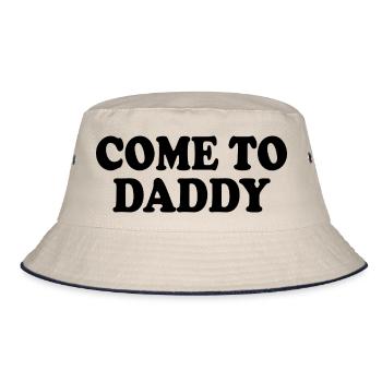 come to daddy - Bob - blanc cassé/bleu marine - Devant