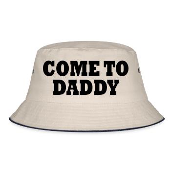 come to daddy - Bob - blanc cassé/bleu marine - Devant