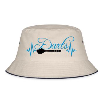 club texte fréquence cardiaque battre le pouls logo texte spi - Bob - blanc cassé/bleu marine - Devant
