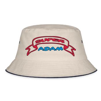 SUPER ADAM - Bob - blanc cassé/bleu marine - Devant