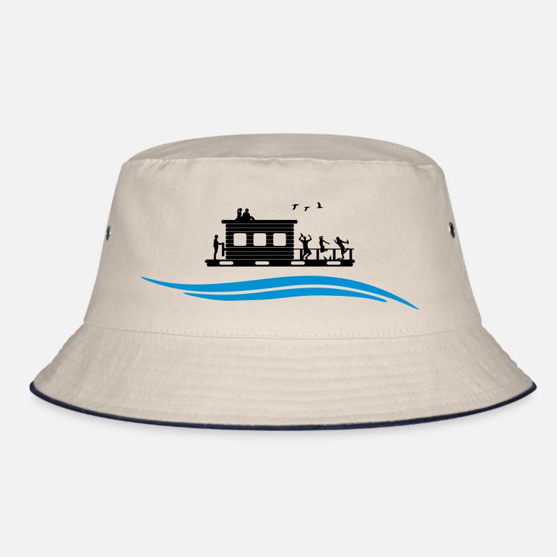 Hausboot Wasser Bucket Hat