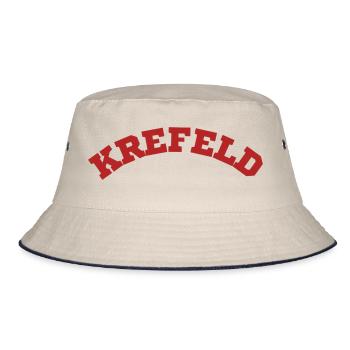 Krefeld - Bucket Hat - ecru/navy - Front
