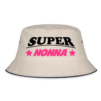 Super nonna - Bob - blanc cassé/bleu marine - Devant