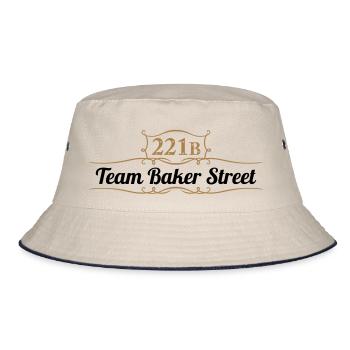 Team Baker Street - Bucket Hat - Natur/Navy - Vorne