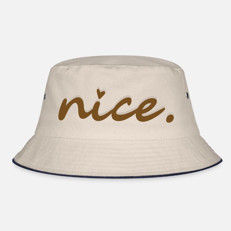 nice (brown with light shadow) Bucket Hat
