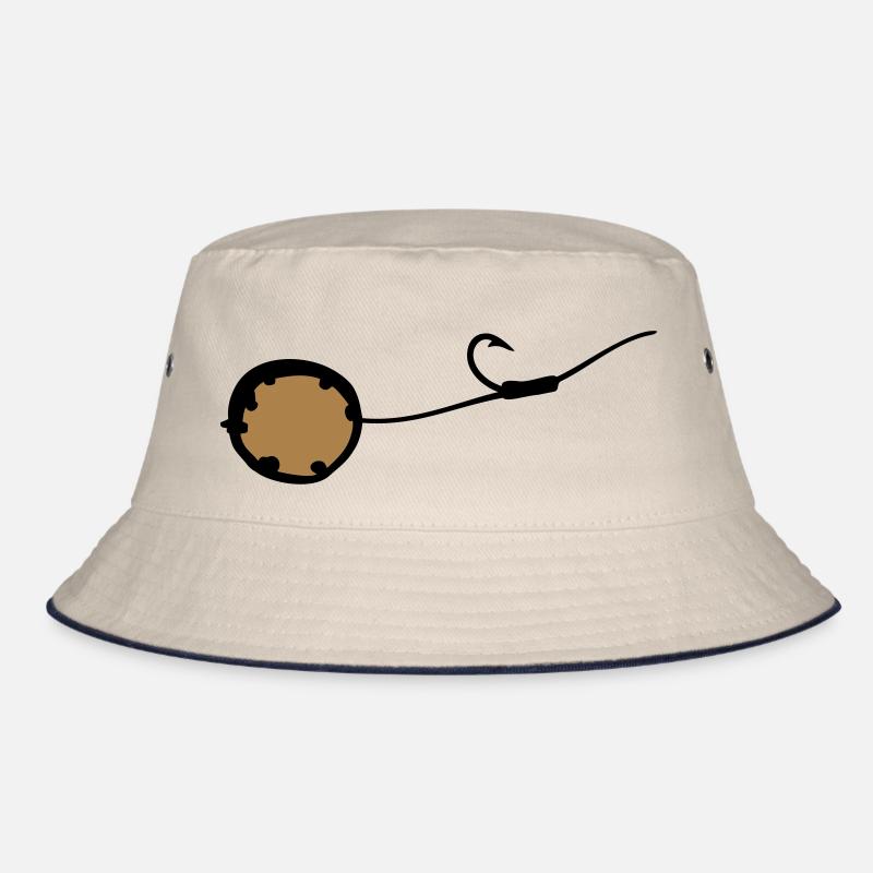(haken_mit_boilie_2c) Bucket Hat