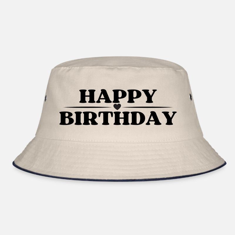 Bon anniversaire - Bob - blanc cassé/bleu marine
