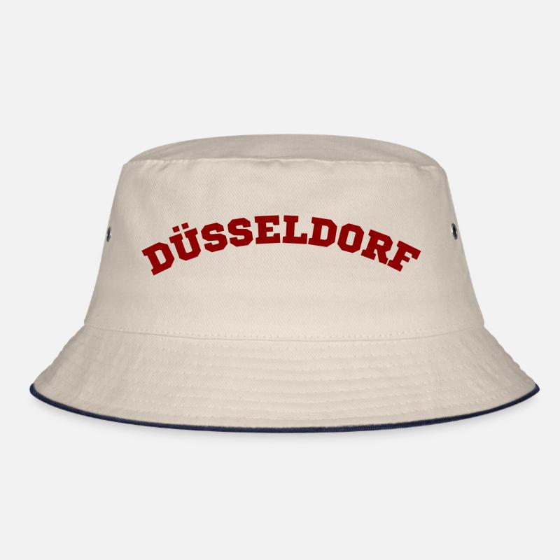 Dusseldorf - Bucket Hat - ecru/navy