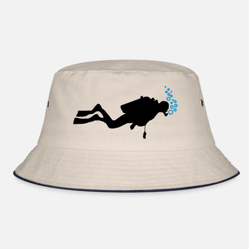 Taucher Luftblasen Bucket Hat
