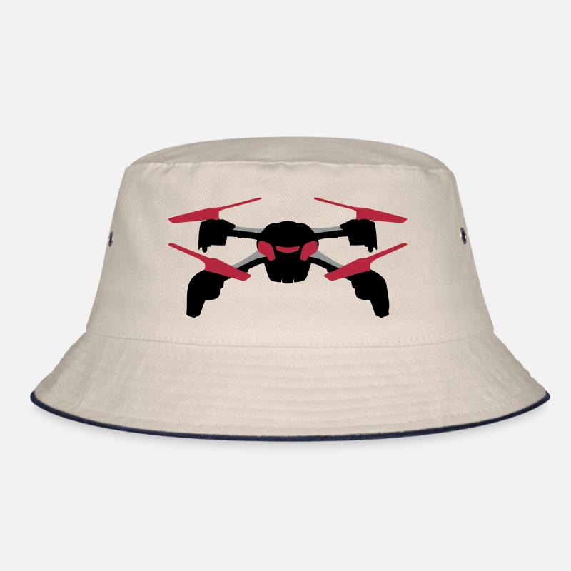 Drohne - Bucket Hat - Natur/Navy