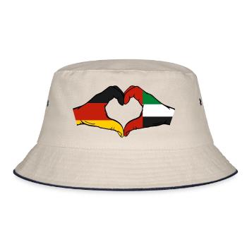 Allemagne Émirats arabes unis Drapeau - Bob - blanc cassé/bleu marine - Devant