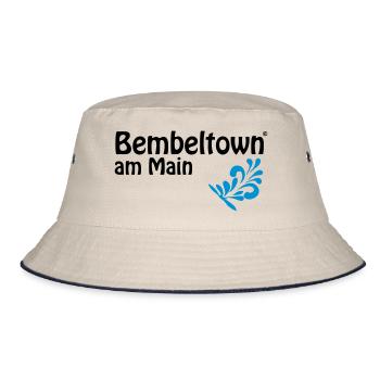 Bembeltown am Main FFM - Bucket Hat - Natur/Navy - Vorne