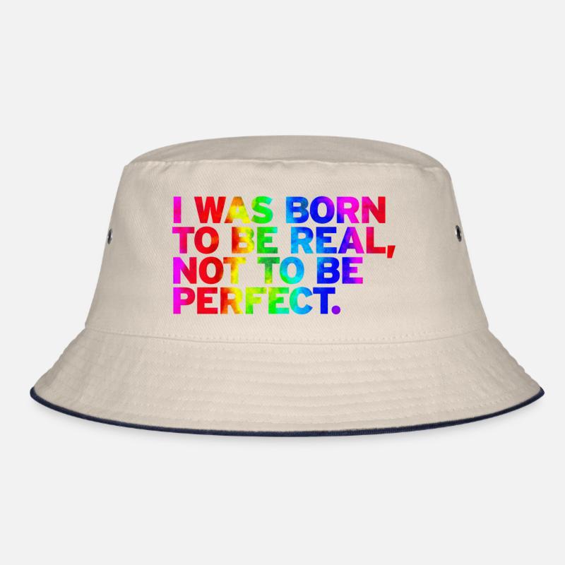 Be original vector design symbol retro quote label Bucket Hat
