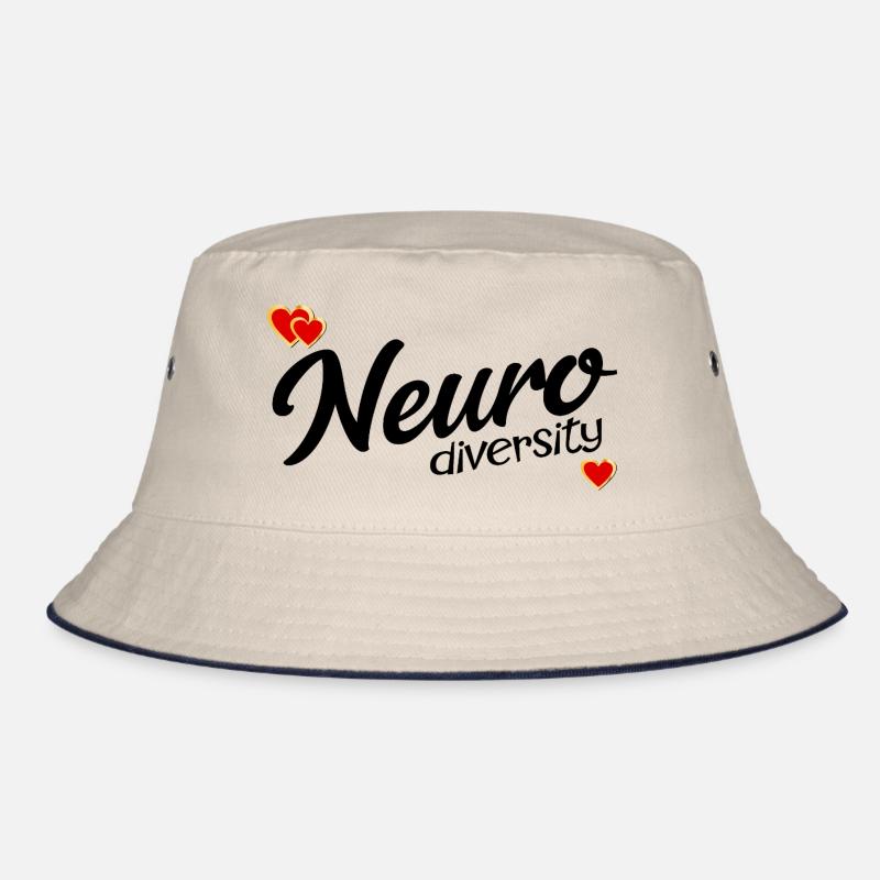 Inclusion Neurodiversity Heart Bucket Hat