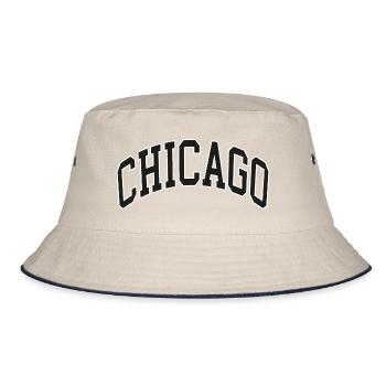 Chicago - Bucket Hat - Natur/Navy - Vorne