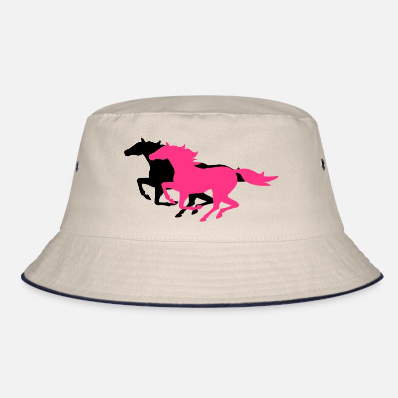 running horses Bucket Hat