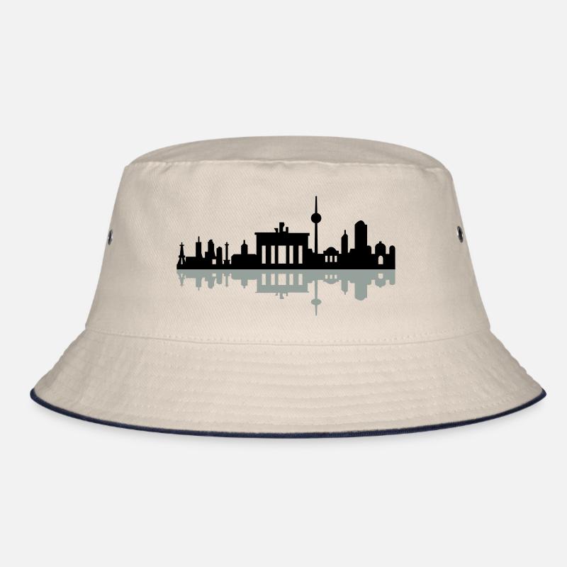 Skyline Berlin Schatten Bucket Hat