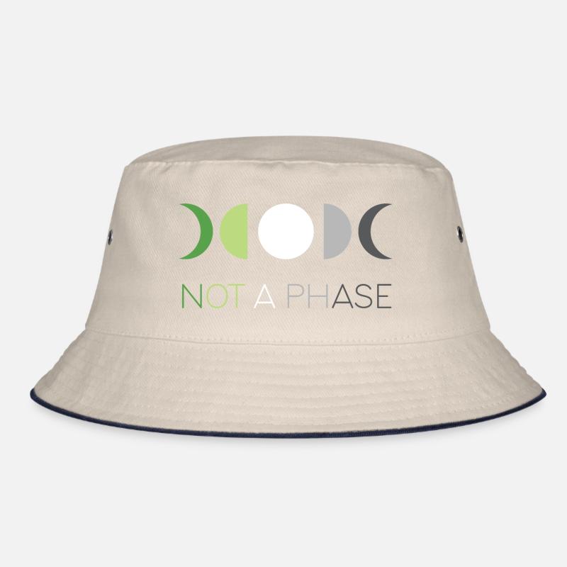 LGBTQ Pride Month - Not a Phase - Aromantic Bucket Hat