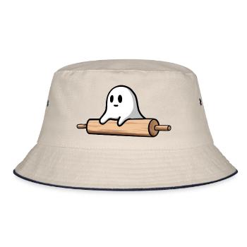 Sweet & Spooky Baking - Bucket Hat - Natur/Navy - Vorne