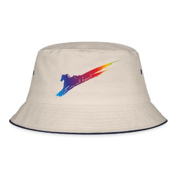 Love over and beyond - Bucket Hat - Natur/Navy - Vorne