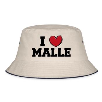 J’adore malle - Bob - blanc cassé/bleu marine - Devant