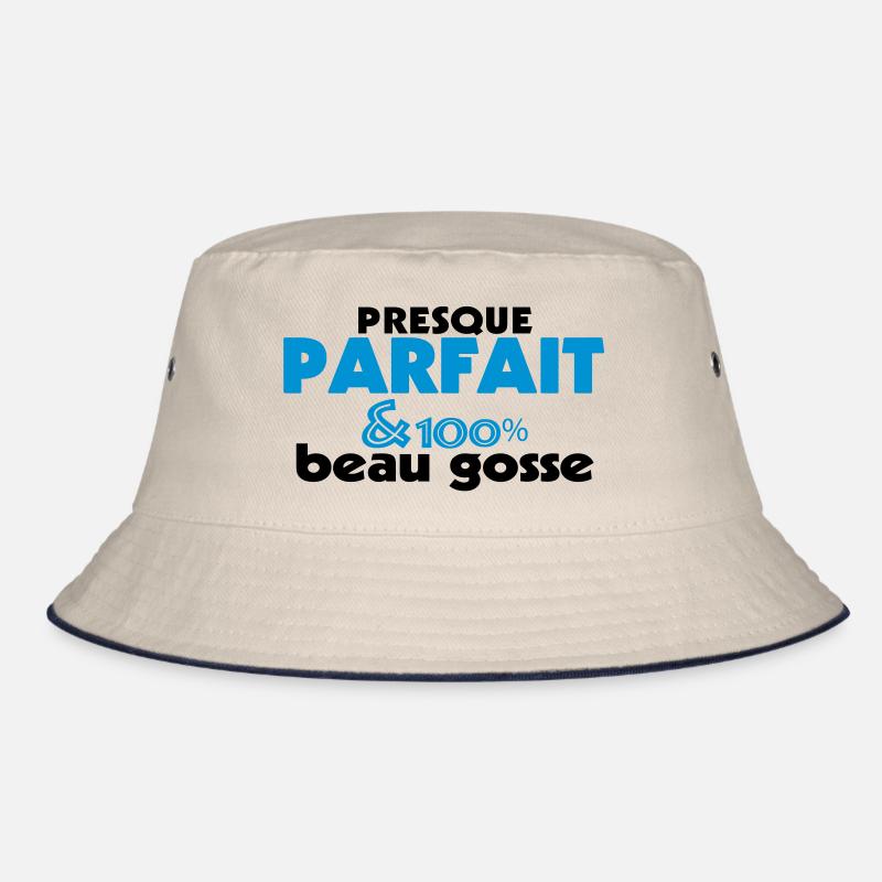 Presque Parfait - 100% BEAU GOSSE (2c) - Bob - blanc cassé/bleu marine
