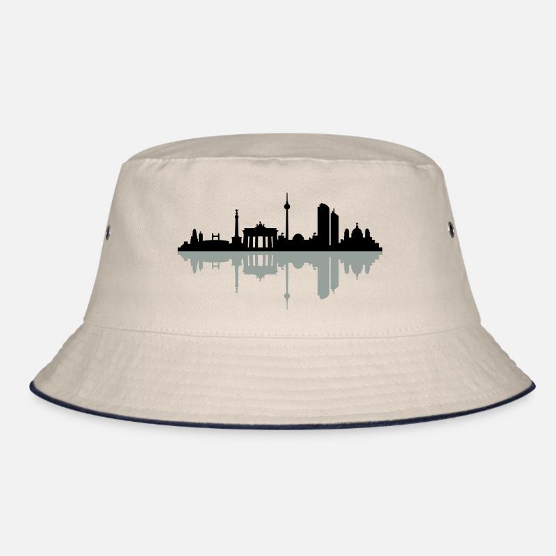 Skyline Berlin Schatten Bucket Hat