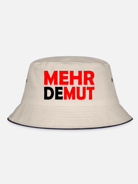 Demut - Bucket Hat - Natur/Navy