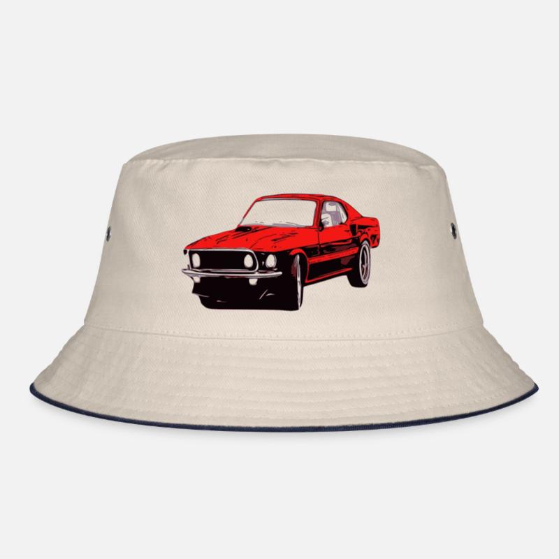 Auto - Bucket Hat - Natur/Navy
