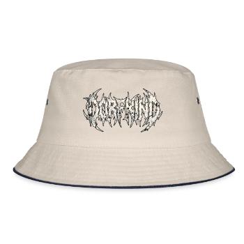 Heavy Metal Dorfkind - Bucket Hat - Natur/Navy - Vorne