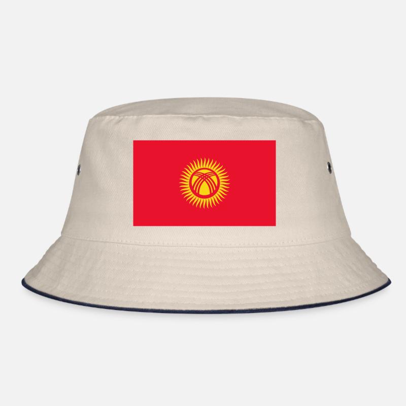 Kyrgyzstan Flag Bucket Hat