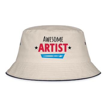 Artiste - Bob - blanc cassé/bleu marine - Devant