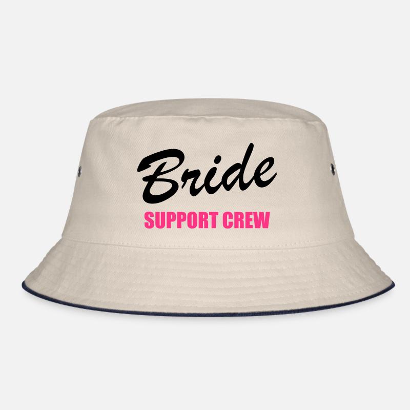 Bride Support Crew 2clr Bucket Hat