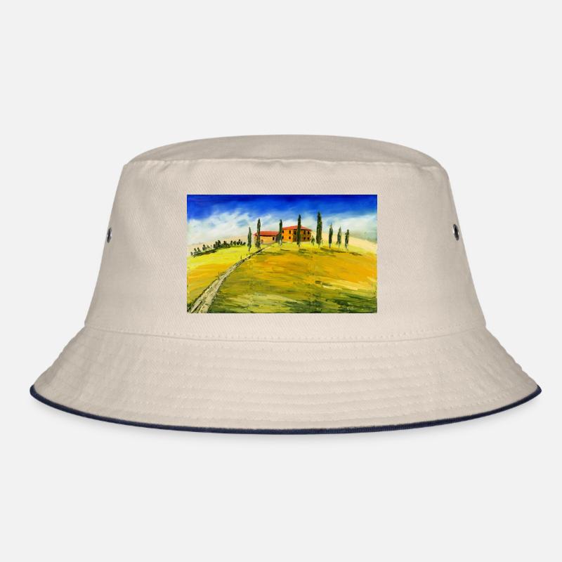 Typical Tuscan motif Bucket Hat