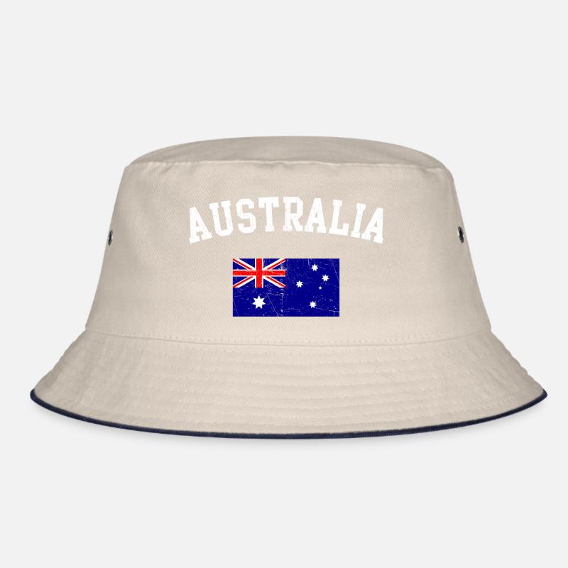 Graphique du drapeau en arc australien - Bob - blanc cassé/bleu marine