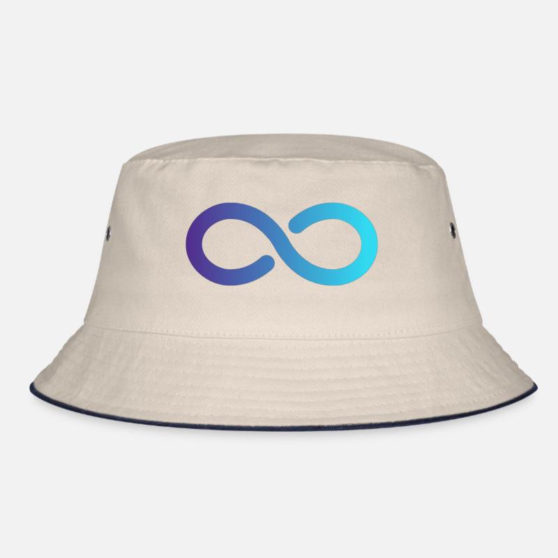 Infinity infinity sign symbol space Bucket Hat