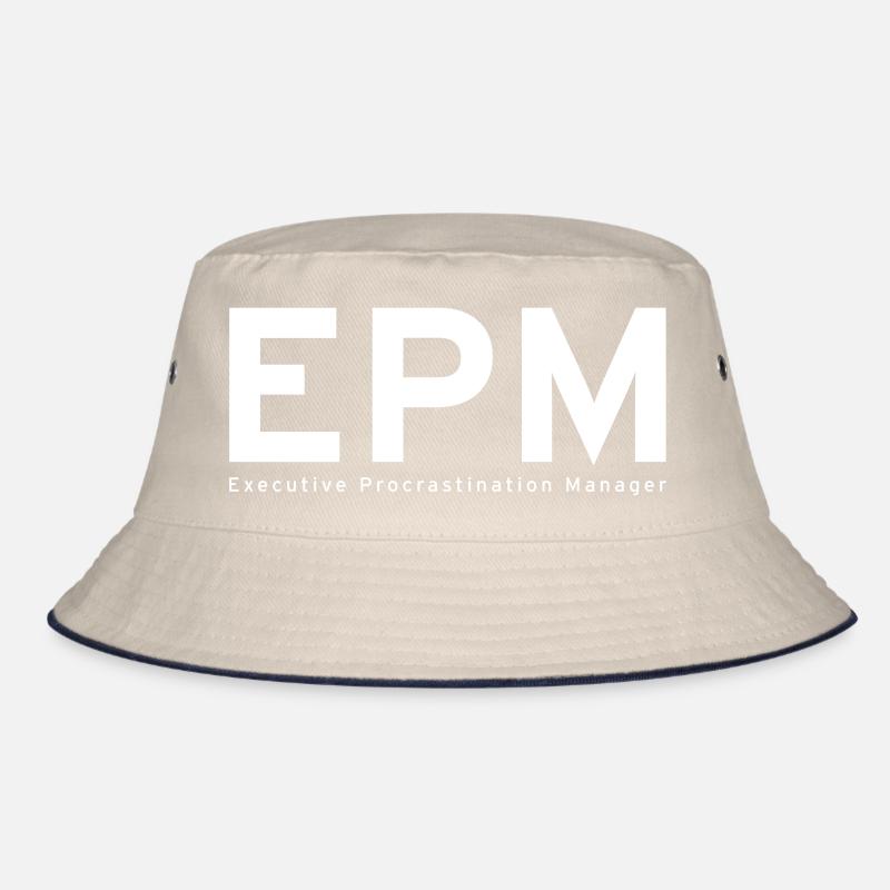 EPM – Aufschiebeleitung - Bucket Hat - Natur/Navy