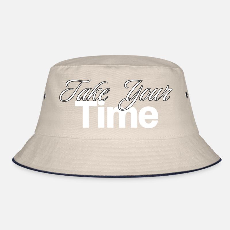 Take Your Time Design Bucket Hat
