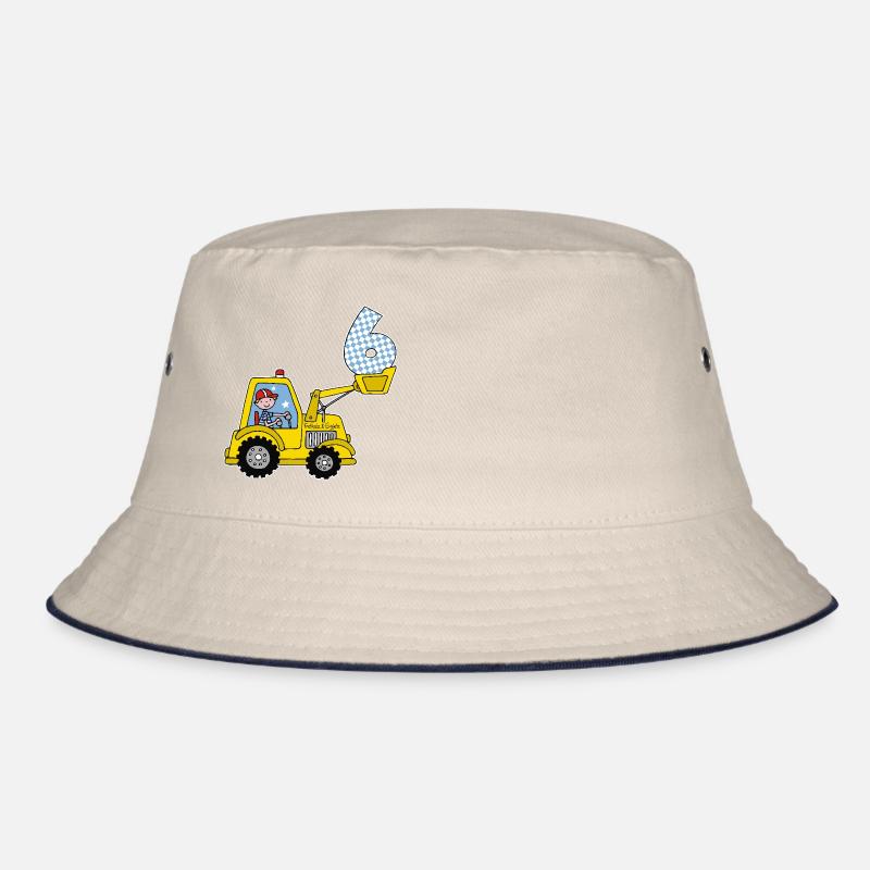 Bagger 6. Geburtstag Bucket Hat