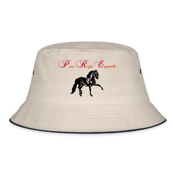 PRE Pura Raza Espanola - Bucket Hat - Natur/Navy - Vorne