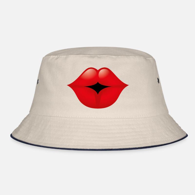 Smiley Lips Bucket Hat