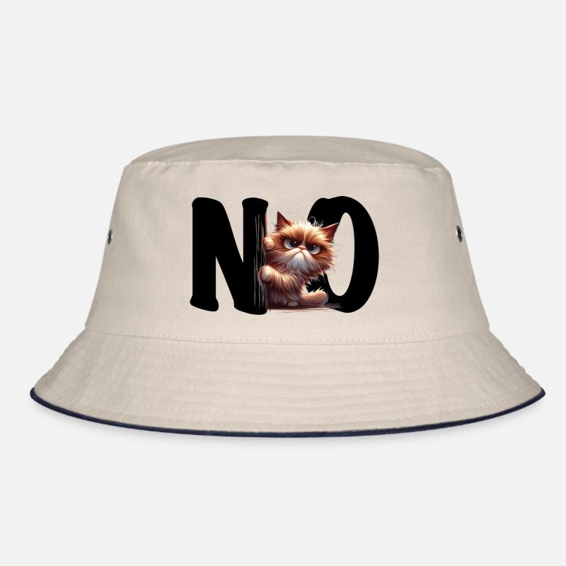 NO - Cat - Statement Bucket Hat
