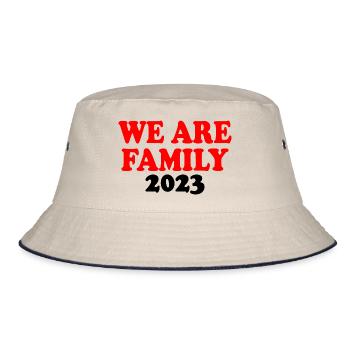 We are family 2023 - Bob - blanc cassé/bleu marine - Devant