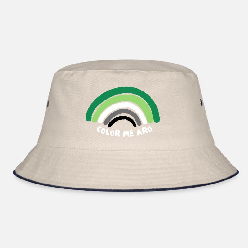 Aromantic. Color me aro Bucket Hat