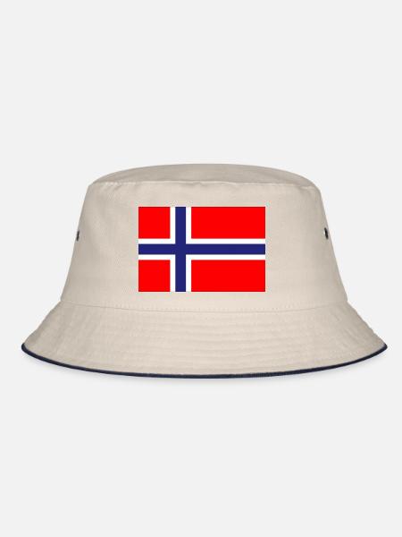 norway(m) - Bucket Hat - Natur/Navy
